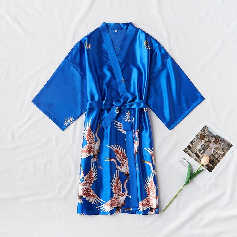 Der er behov for Bedre Sædvanlig Kimono Motif Tropical – Peignoir Avenue