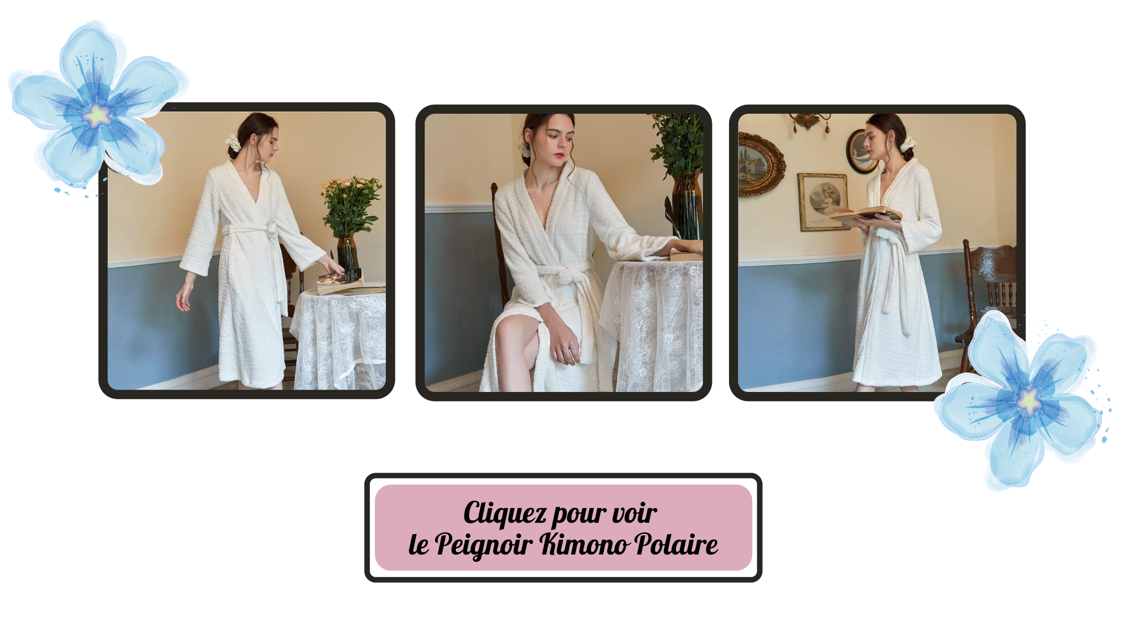 Peignoir Kimono Polaire