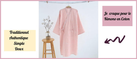 Kimono en Coton Femme