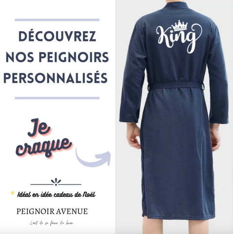 peignoir personnalisé 