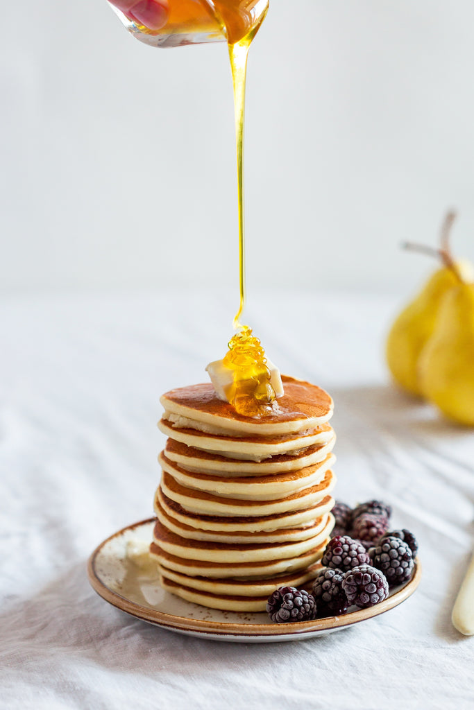 Pancakes fluffy brunch