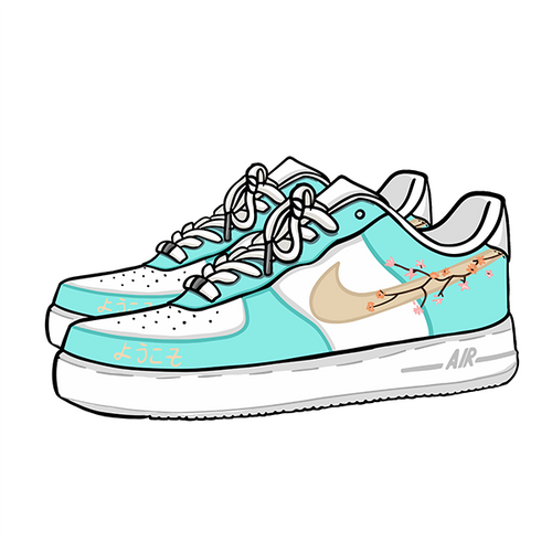 nike air force one kidd keo