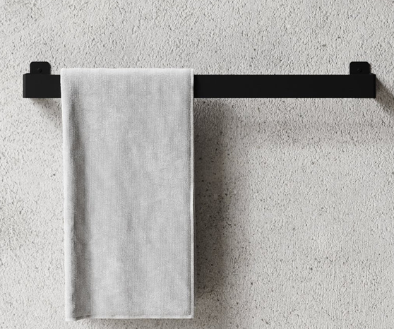 Zij zijn erven dood handdoekhouder 60cm - wit of zwart – Simple design Mechelen