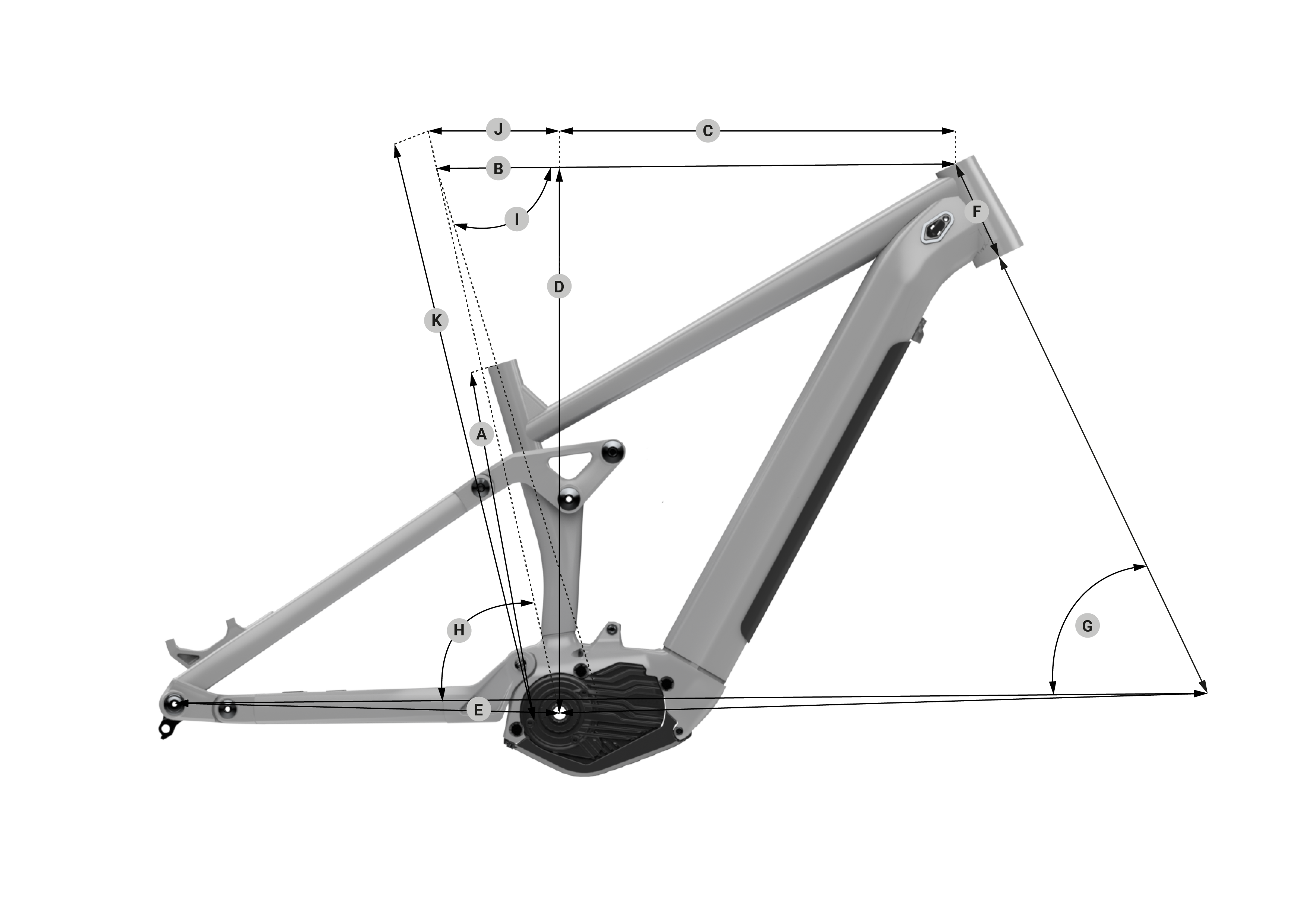 Measurement instructions for Vitus E-Mythique LT range