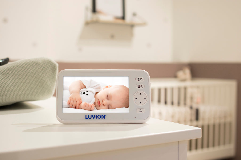 Babycall med kamera | Luvion Icon Deluxe White Edition – Luvion.no