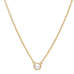 Heavenly Pearl Gold Necklace