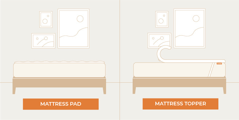 mattress toppers vs mattress pads