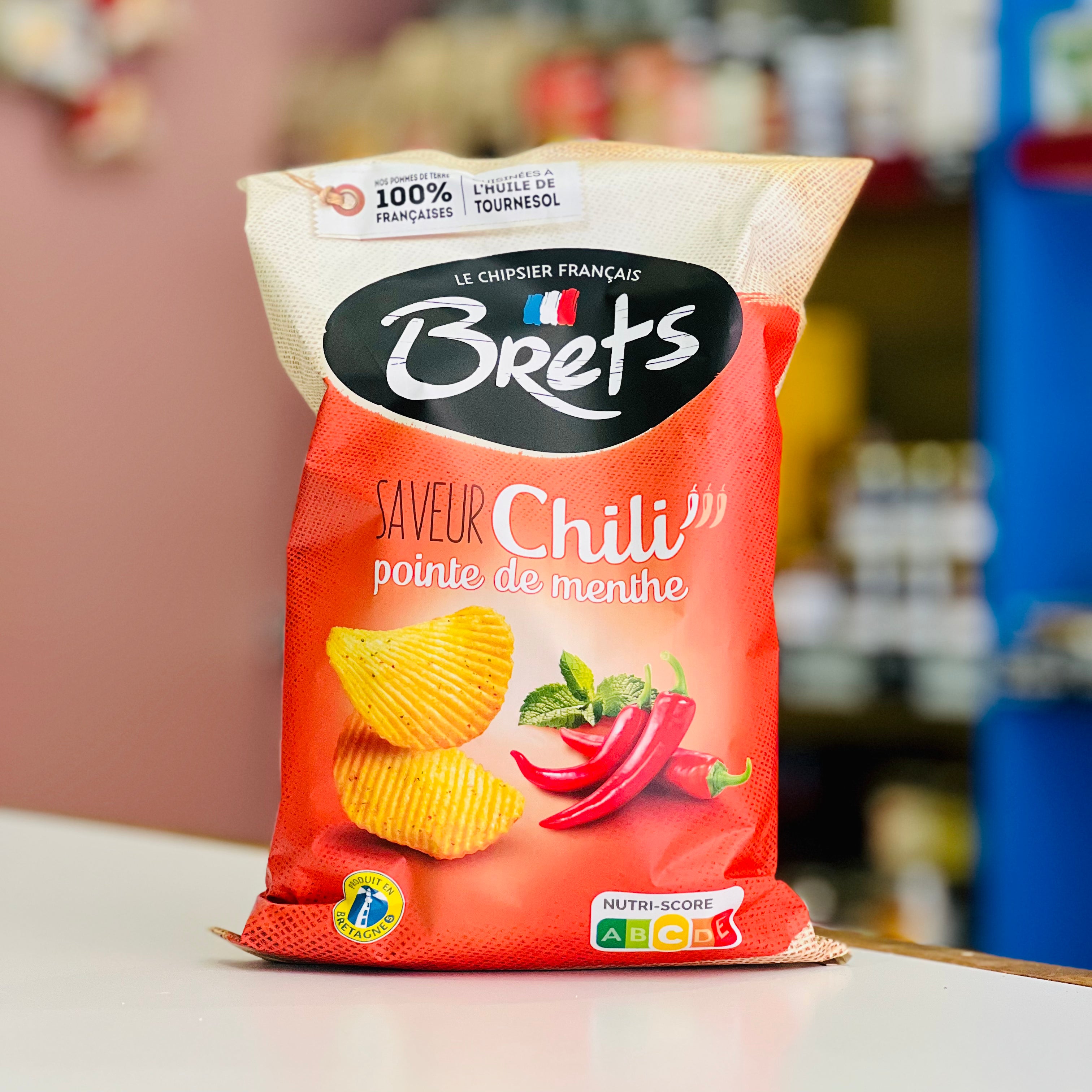 CHIPS BARBECUE FRANCE 125G BRET'S