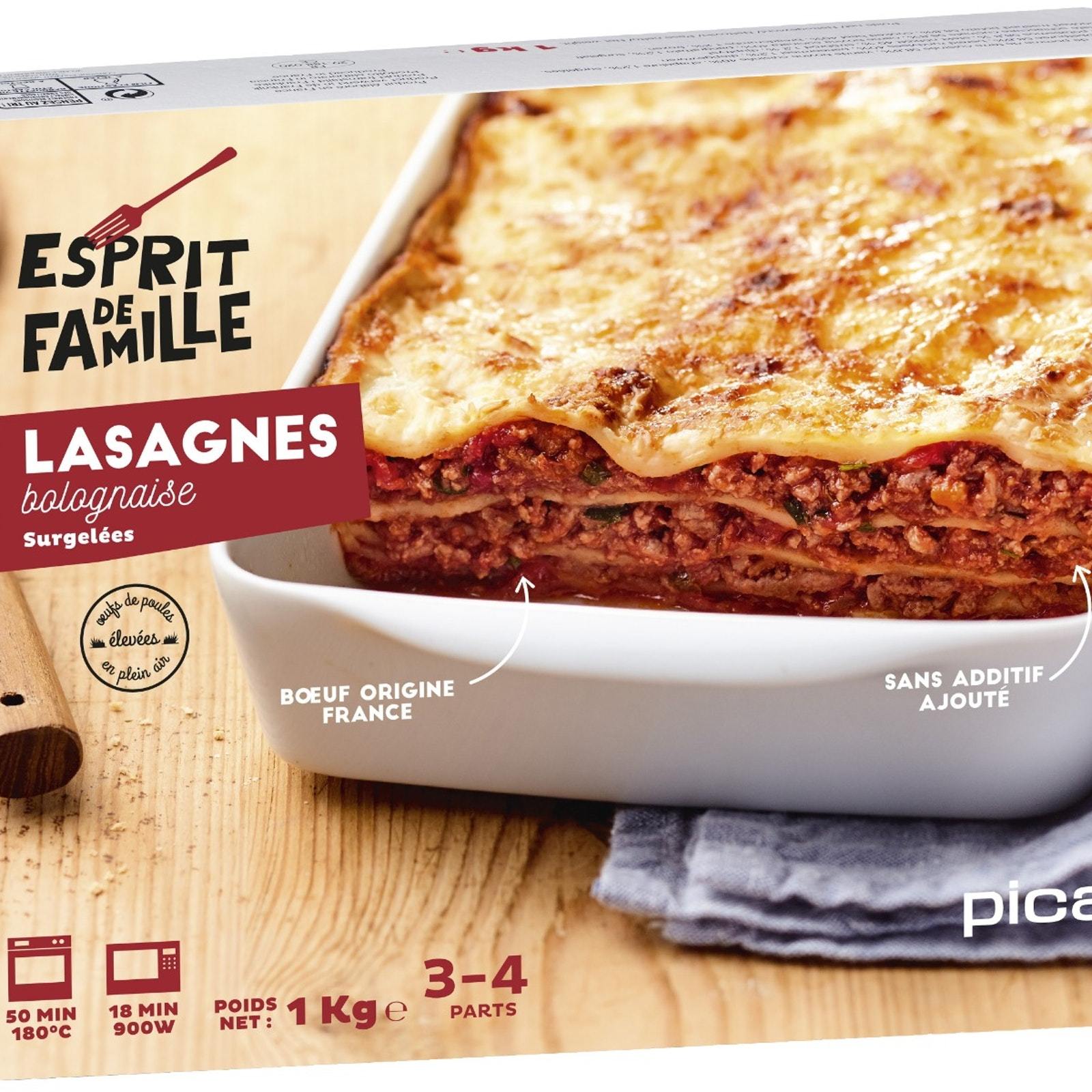 Handla lasagne bolognese 3–4 portioner online på Picard