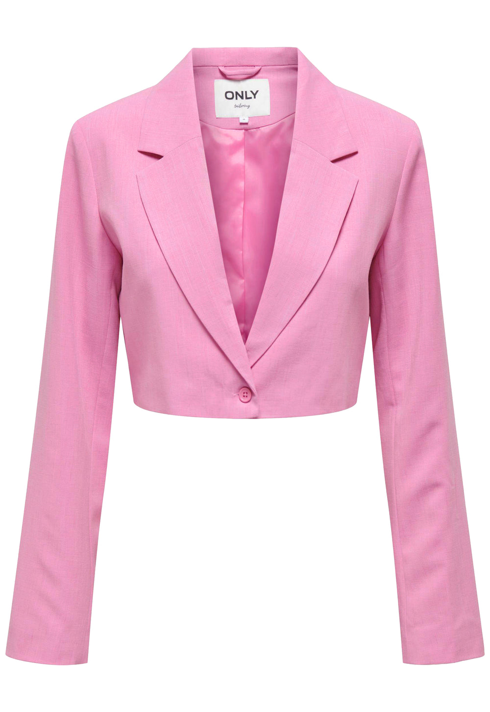 ONLY Brigitta Cropped Suit Co-ord Blazer in Pink | One Nation Clothing ...