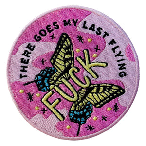 There Goes My Last Flying Fuck | Iron-On Patch - The Sock Monster