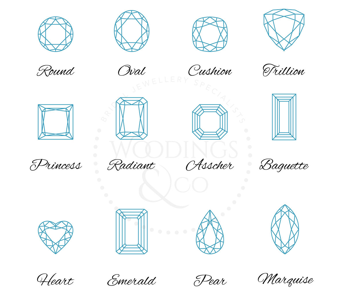 Woodings diamond shapes