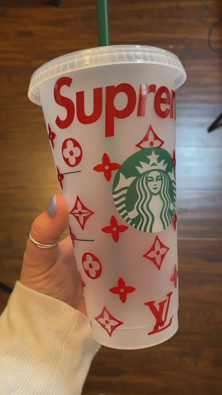 Supreme Lv Starbucks Cup Styles By Sloane