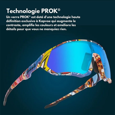 technologie PROK des lunettes à verre polarisant
