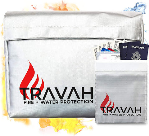 Travah Water Resistant and Fireproof Safe