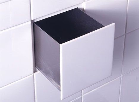 toilet tile to stash hide items