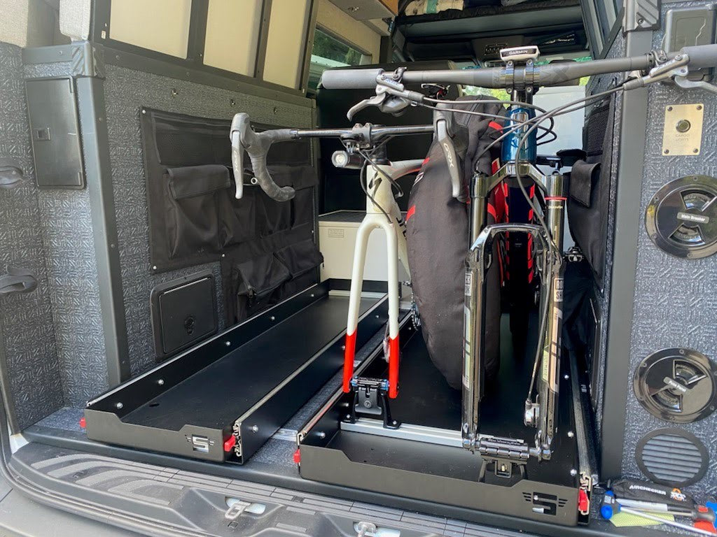 sprinter van slide out tray