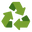 Ever Green Cloth - Recycle Symbol