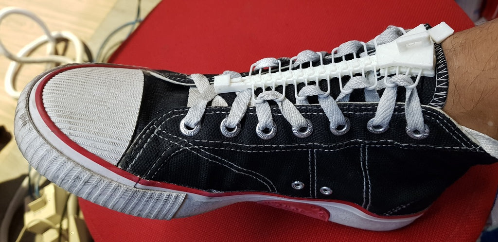 zipper shoe laces