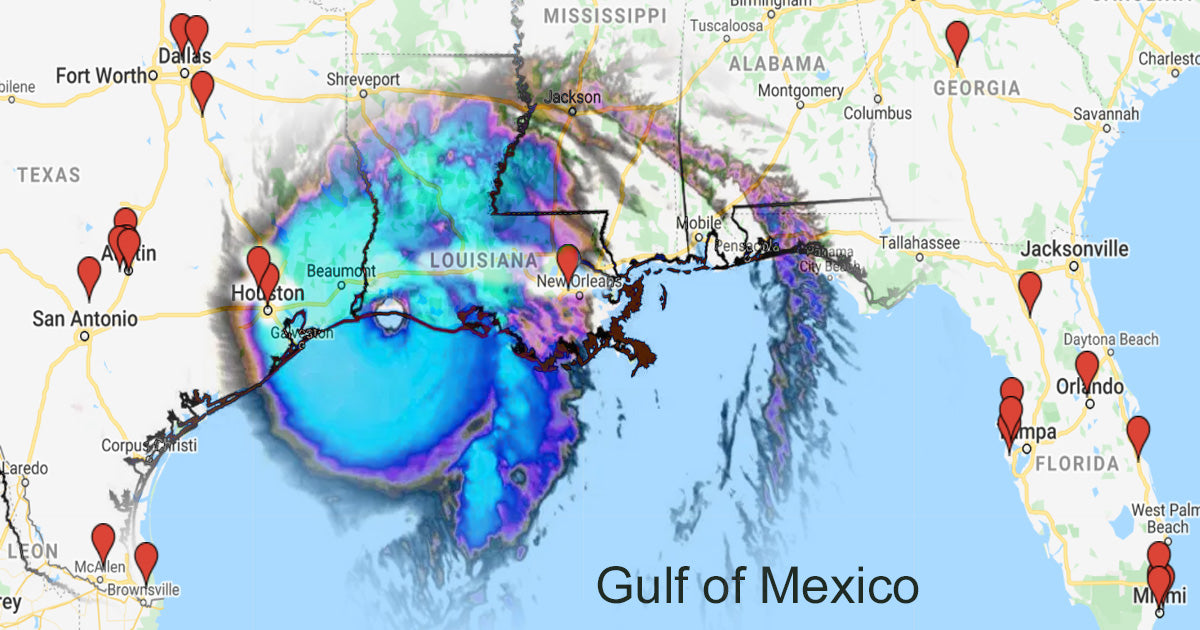 OCR gyms affected by Hurricane Laura