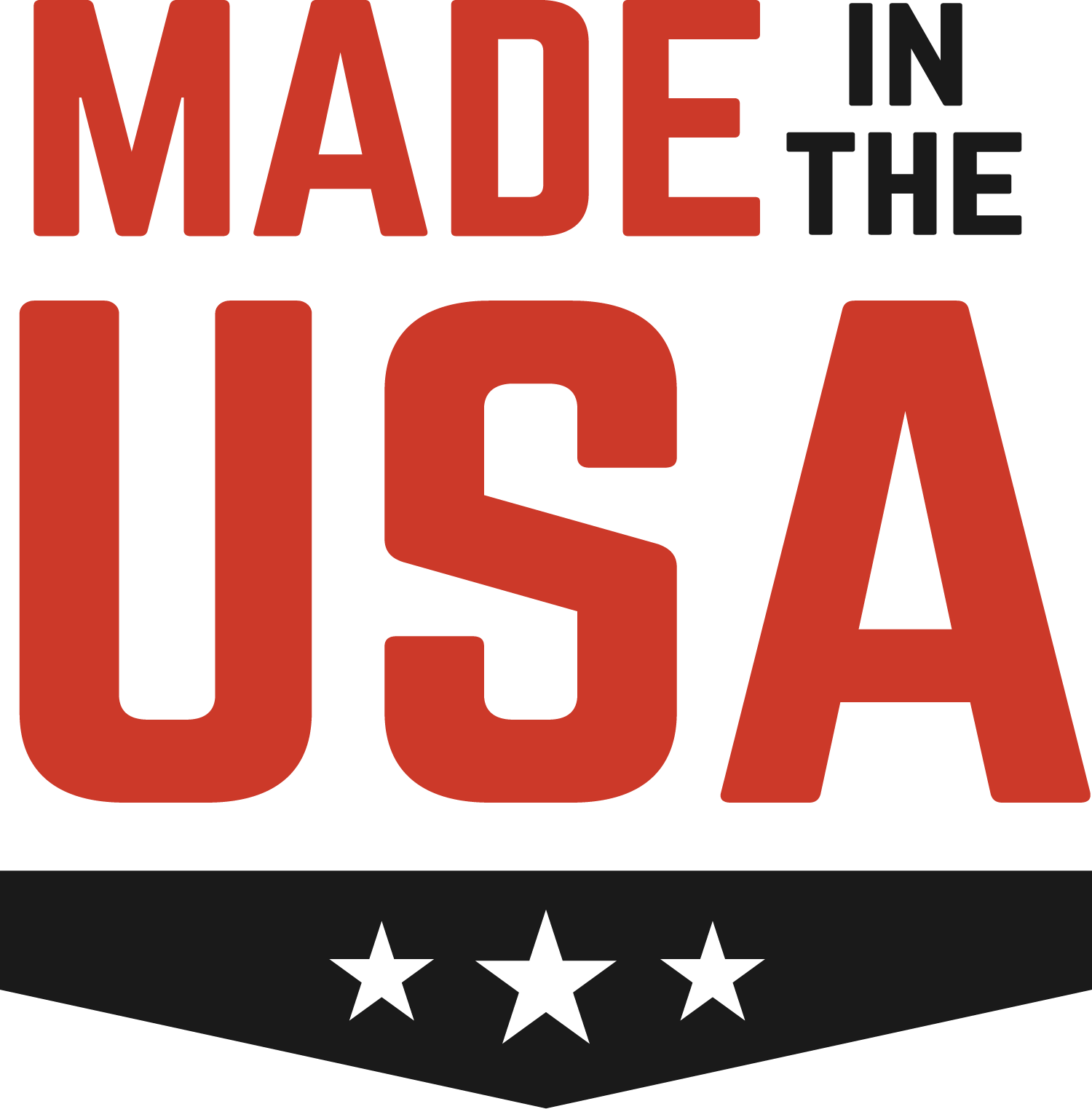MudGear Quarter (¼) Crew Socks - Black/Orange (2 pair pack) is Made in the USA