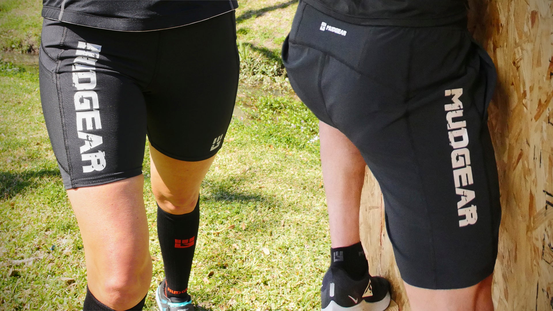 MudGear makes compression and loose fit shorts for Spartan races.