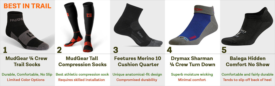 best compression socks for trail running