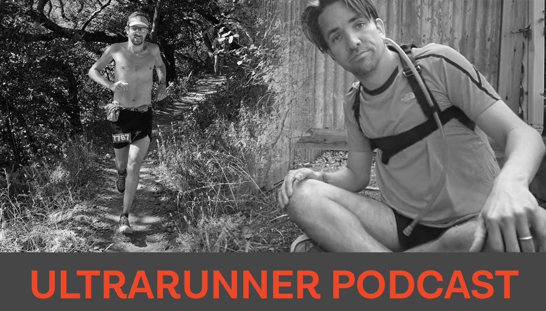 Photo collage of trail runner and influencer Ultrarunner Podcast