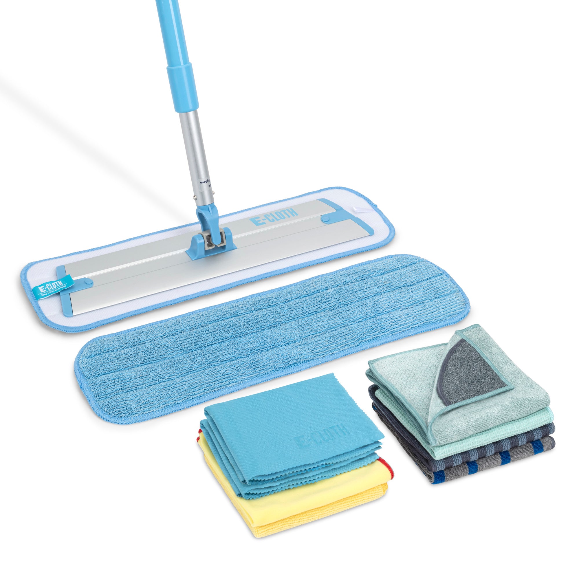 Oreck Deep Cleaning Hard Floor Wet Mop, with Microfiber Head by E-CLOTH, AK51000, Blue