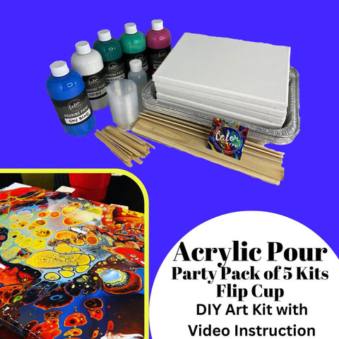 DIY Acrylic Pouring Kit with Swipe Tools – ColorHype