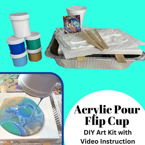 DIY Acrylic Pouring Kit with Swipe Tools – ColorHype