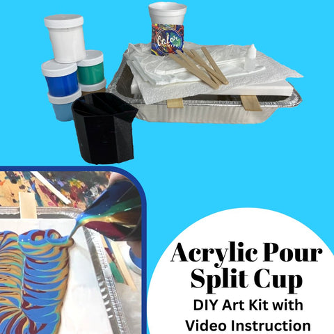  dededa DIY Unicorn Pigment Pouring Kit,Arts and Crafts