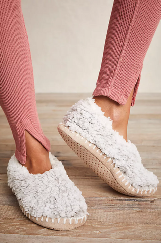 So Soft Sherpa Slippers in Ivory