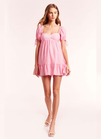 Sicily Dress, pink babydoll dress