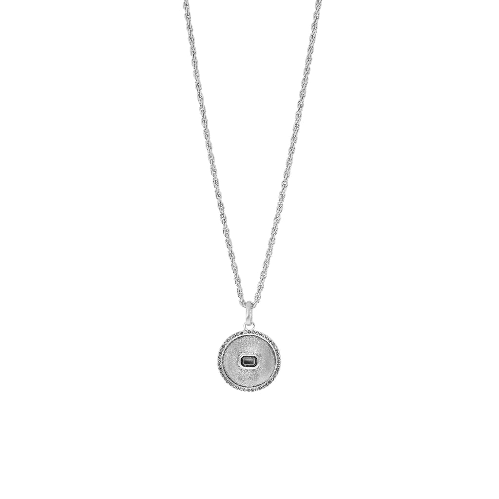 Twisted Rope Pendant Necklace in Silver - Madison's Niche 