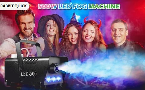 Smoke Machine with LED Light for Halloween Party Wedding