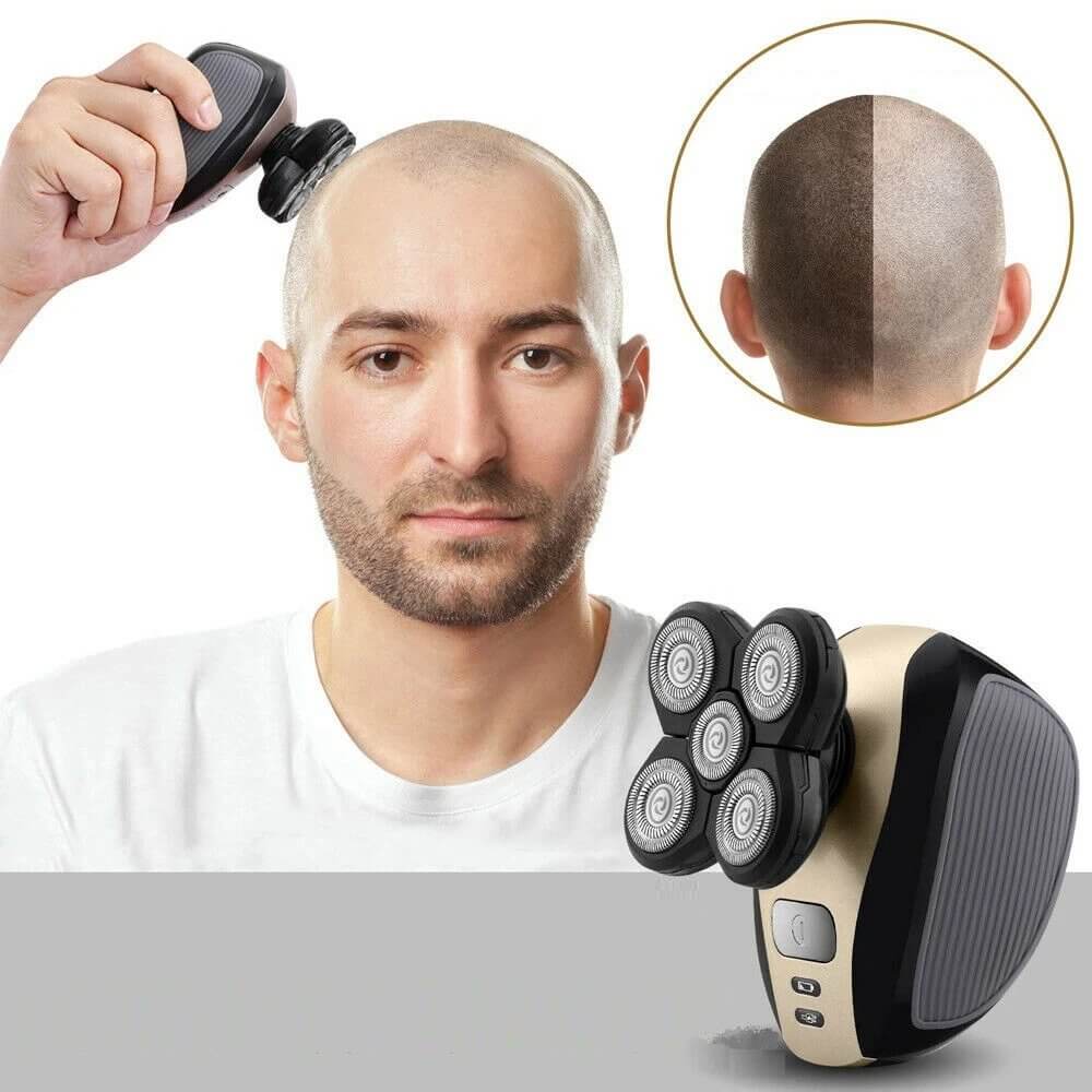 Buy Updated 5 Head 5D Electric Men Bald Shaver Razor Beard Cordless Hair  Trimmer Clipper Groomer Powerful Bald Head Electric Trimmers at affordable  prices — free shipping, real reviews with photos — Joom