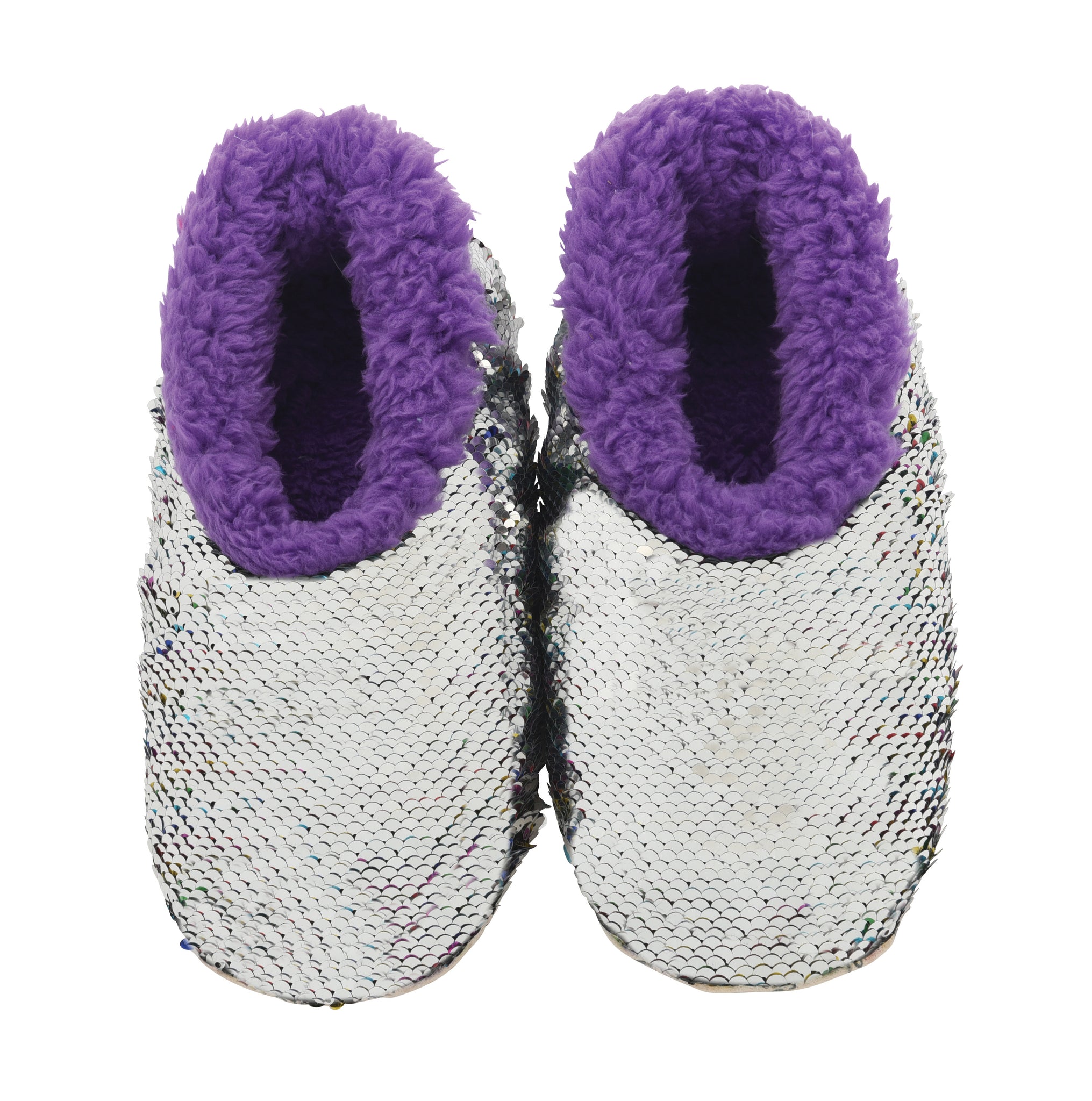 Snoozies- KIDS Sequin Reverse Slippers 