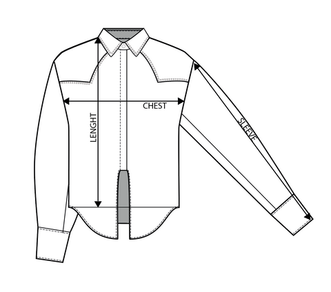 Size guide Riding Shirt