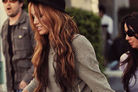 brunette woman with simple fall hair