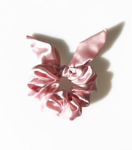 Sassy Bow Scrunchie - Pink