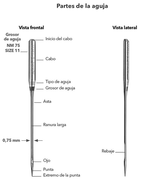 Todo lo que debes saber sobre las agujas para tu máquina de coser – Creator  Studio México