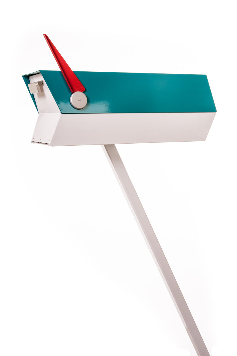 Mid Century Design Collection Modern Mailbox Post Numbers Modbox USA   Modbox 031 800x 