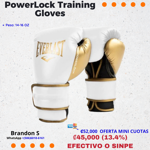 PowerLock Training Gloves: Calidad y Precisión