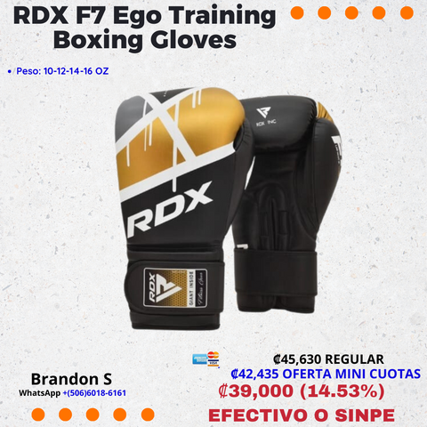 RDX F7 Ego Training Boxing Gloves: La Elección de Campeones