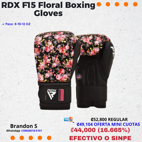 RDX F15 Floral Boxing Gloves