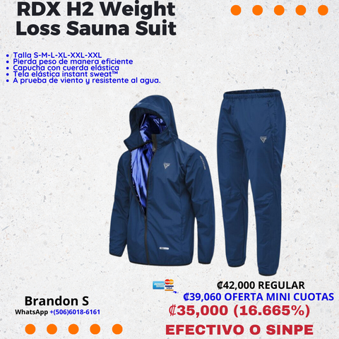 RDX H2 Weight Loss Sauna Suit: Maximice su Pérdida de Peso