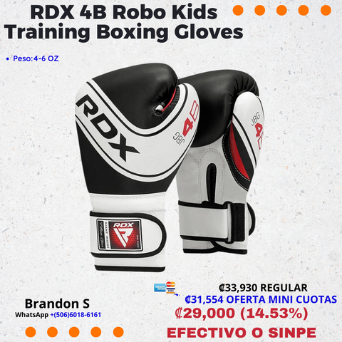RDX 4B Robo Kids Training Boxing Gloves: Hechos para los Campeones del Futuro