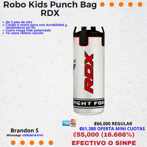 robo kids punch bag
