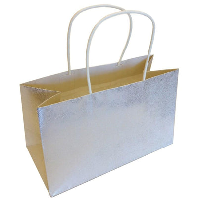 Shiny Silver Dots Gift Bag - Lemon And Lavender Toronto